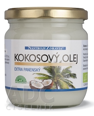 Nástroje Zdravia BIO Extra panenský KOKOSOVÝ OLEJ 400ml