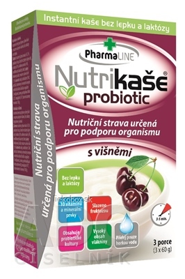 Nutrikaša probiotic s višňami 3x60 g