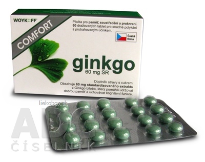 ginkgo COMFORT 60 mg SR - Woykoff 60 ks