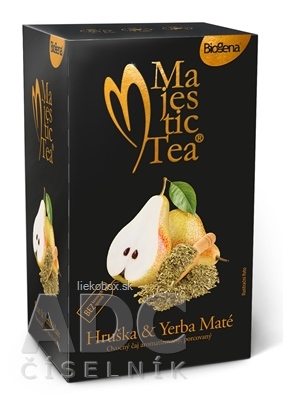 Biogena Majestic Tea Hruška & Yerba Maté ovocný čaj 20x2 5 g