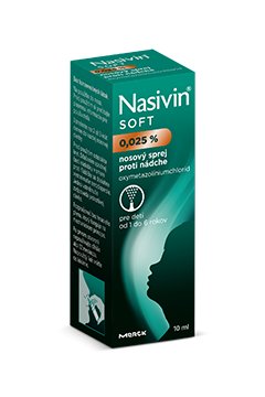 Nasivin SOFT nosový sprej 0,025% 10 ml
