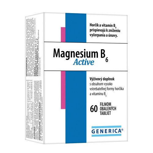 GENERICA Magnesium B6 Active 60 tbl