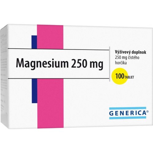 GENERICA Magnesium 250 mg 100 tbl