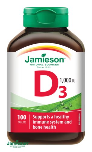  Jamieson Vitamín D3 1000 IU 100 tbl