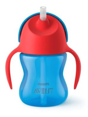 AVENT HRNČEK so slamkou pre chlapca 200 m (0% BPA) 200 ml