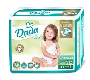DADA Extra Soft Extra Large 6, 38 ks