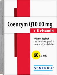 GENERICA COENZYM Q10 60 mg + E vitamin 60 cps