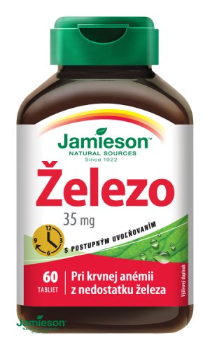 Jamieson Železo 35 mg s postupným uvoľňovaním 60 tbl