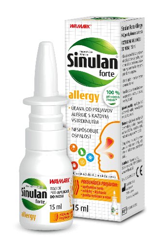 Walmark Sinulan Forte Allergy roztok do nosa 15 ml
