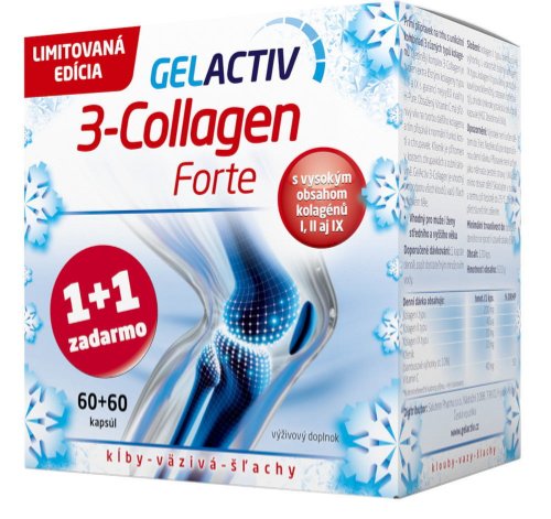 Gelactiv 3-Collagen Forte 120 kapsúl