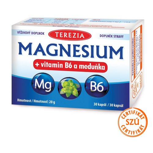 Terezia Magnesium + vitamin B6 a medovka 30ks