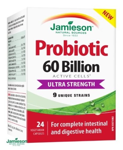 JAMIESON Probiotic 60 billions 9 kmeňov 24 veget.kaps.