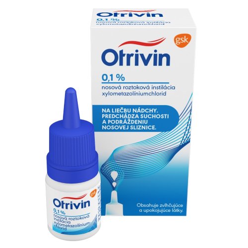 Otrivin 0,1% nosová roztoková instilácia 10 ml