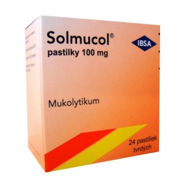 Solmucol 100 mg 24 pastiliek