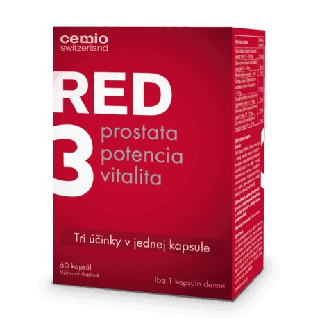 Cemio RED3 silnejšie zloženie 60 kapsúl