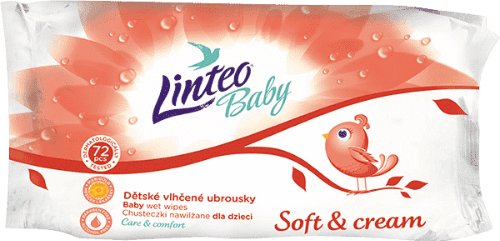 LINTEO Baby Soft & Cream 72 ks