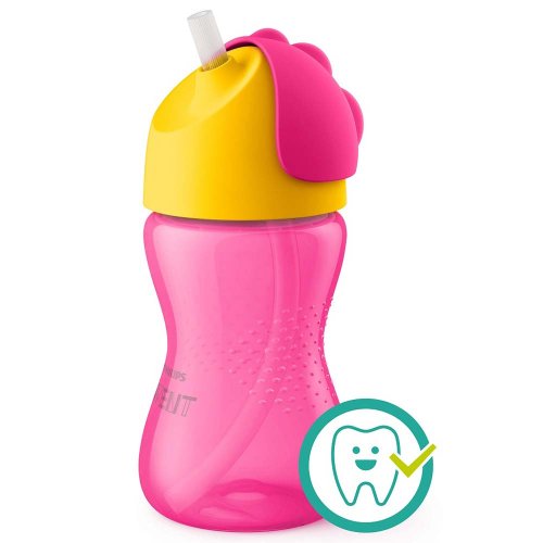 PHILIPS AVENT Hrnček s ohybnou slamkou pre dievčatá 300 ml