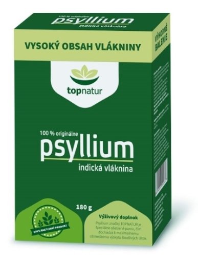 TOPNATUR Psyllium vláknina 150 g + 30 g ZADARMO