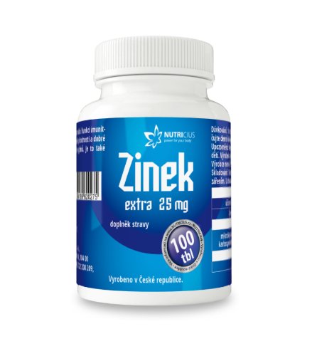 NUTRICIUS Zinok EXTRA 25 mg 100 tbl