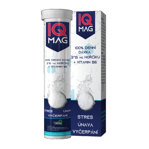 IQ MAG 375 mg horčíku + vitamín B6