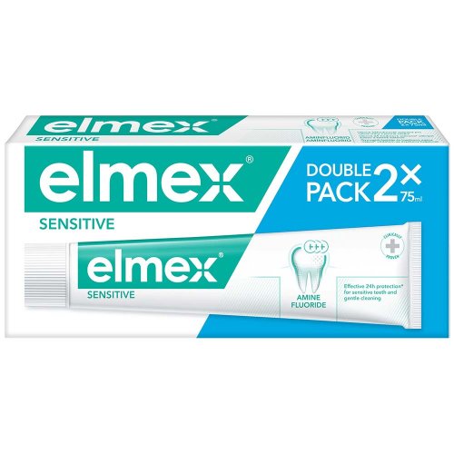 ELMEX Sensitive Zubná pasta s aminfluoridom 2 x 75 ml