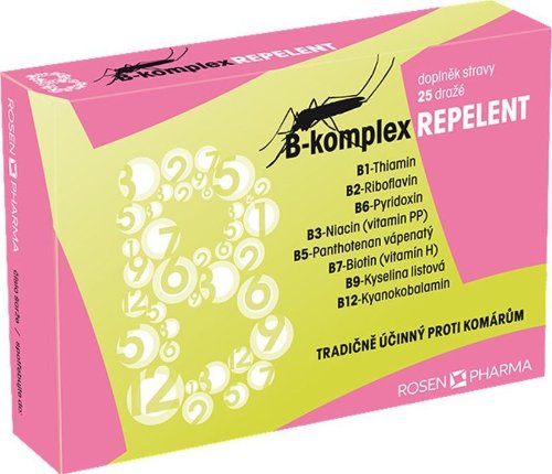 ROSENPHARMA Rosen B-komplex REPELENT 25 dražé