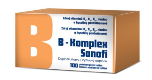 B-komplex Sanofi 100 tabliet