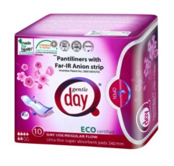 Denné aniónové vložky Gentle Day 240mm 10 ks