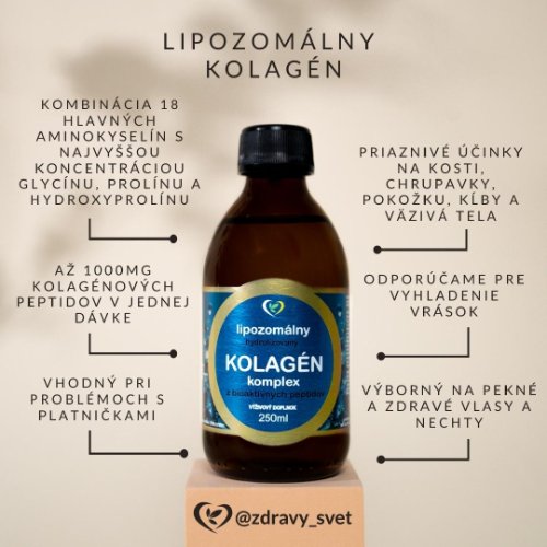 Zdravý svet Lipozomálny kolagén komplex 200 ml