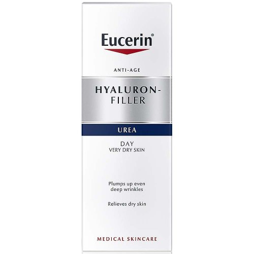 Eucerin Hyaluron Filler Urea Denný krém proti vráskam 50 ml