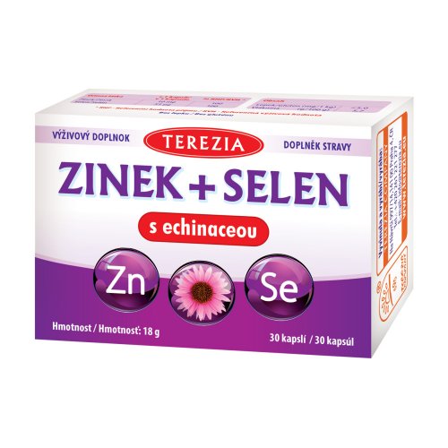 Terezia Zinok + selén s echinaceou 30 cps