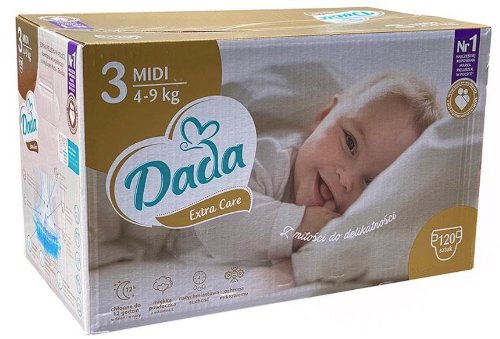 DADA Extra Care Box 3 Midi, 120 ks