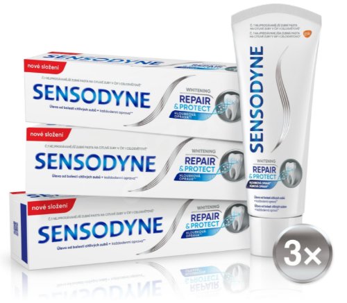 SENSODYNE Repair & Protect Whitening 3× 75 ml