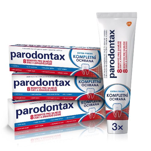 PARODONTAX Kompletní ochrana Extra fresh 3×75 ml