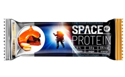Space Protein Low Sugar Chocolate Caramel 50 g