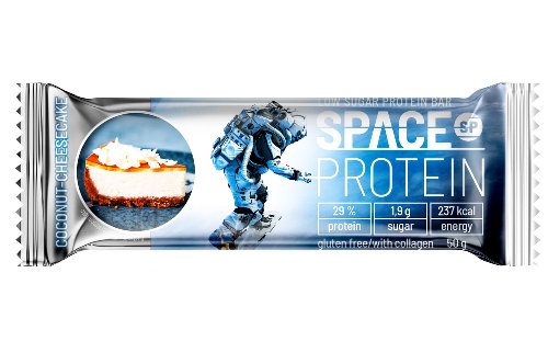 Space Protein Low Sugar Coconut Cheesecake 50 g