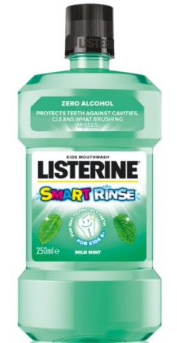 LISTERINE Smart Rinse Mint ústna voda 250 ml