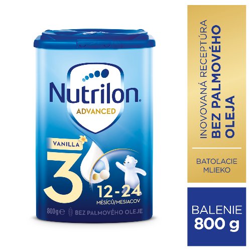 Nutrilon 3 Pronutra Vanilla batoľacia mliečna výživa v prášku 800g