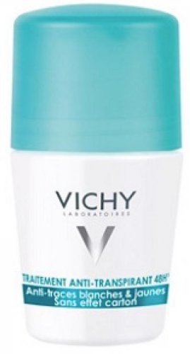 Vichy Deodorant roll-on proti nadmernému poteniu 48h 50 ml