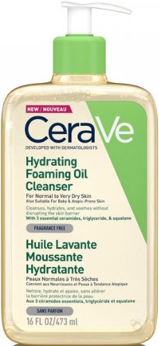 473ml Hydratačný čistiaci penivý olej CeraVe