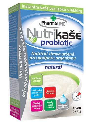 Nutrikaša probiotic natural 3x60 g