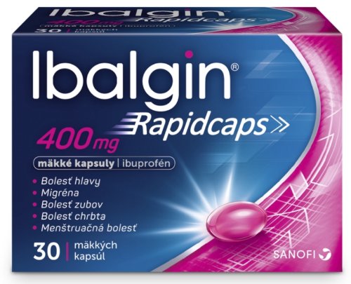 Ibalgin Rapidcaps 400 mg 30 ks