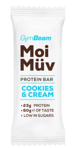 Gymbeam Proteínová tyčinka MoiMüv cookies cream 60 g