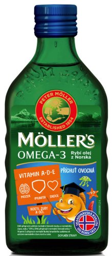 MÖLLER'S Omega 3 ovocná príchuť 250 ml