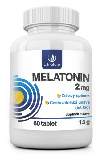 Allnature Melatonín 2 mg 60 tbl