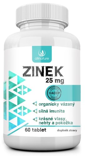 Allnature Zinok 25 mg 60 tbl