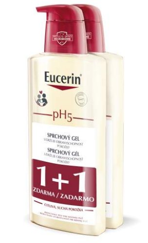 Eucerin pH5 sprchový gél 2x400 ml