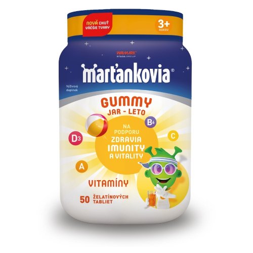 Marťankovia Gummy Vitamíny Jar-Leto 50 tbl