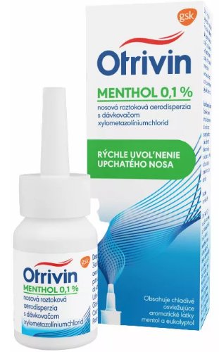 Otrivin Menthol 0.1% sprej 10 ml