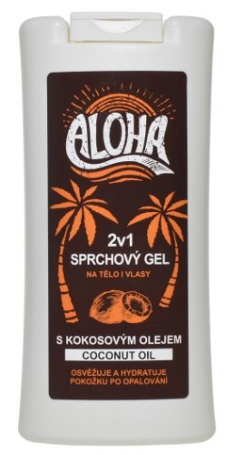 ALOHA Sprchový gél 2v1 na telo a vlasy s kokosovým olejom 200 ml